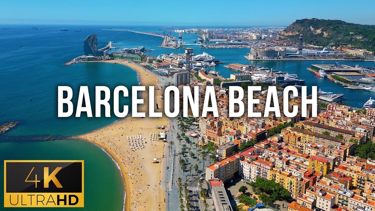 Barcelona Beach Guide: 9 City Beaches & Metro Map (2026) aerial beach view